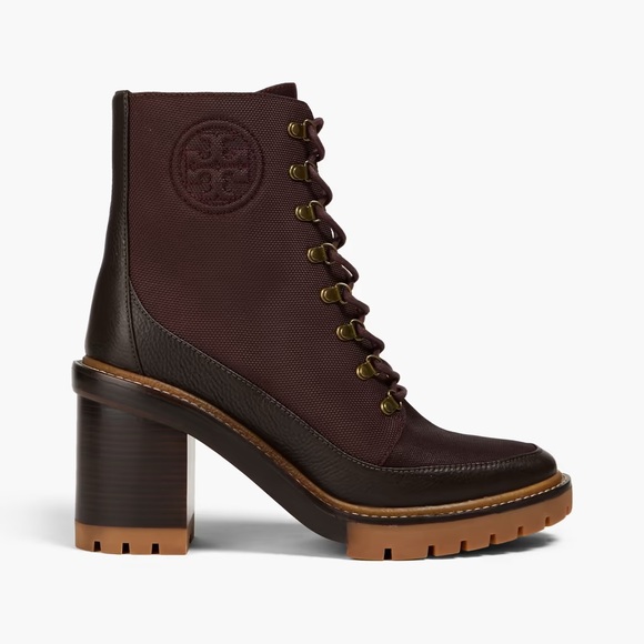 Tory Burch Miller 95 MM lug sole bootie in Fig - Picture 8 of 10